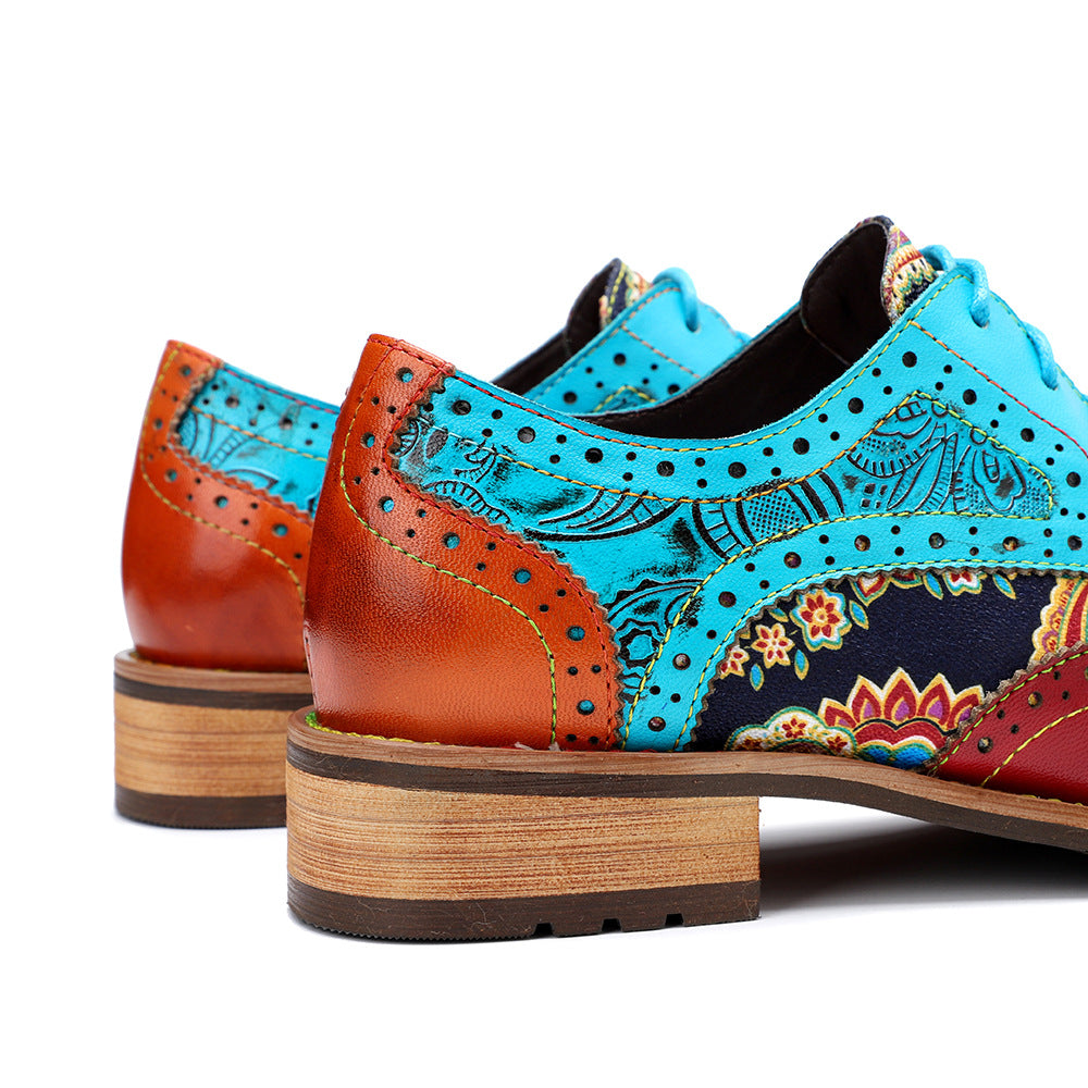 Bohemian Handmade Brogue Shoes