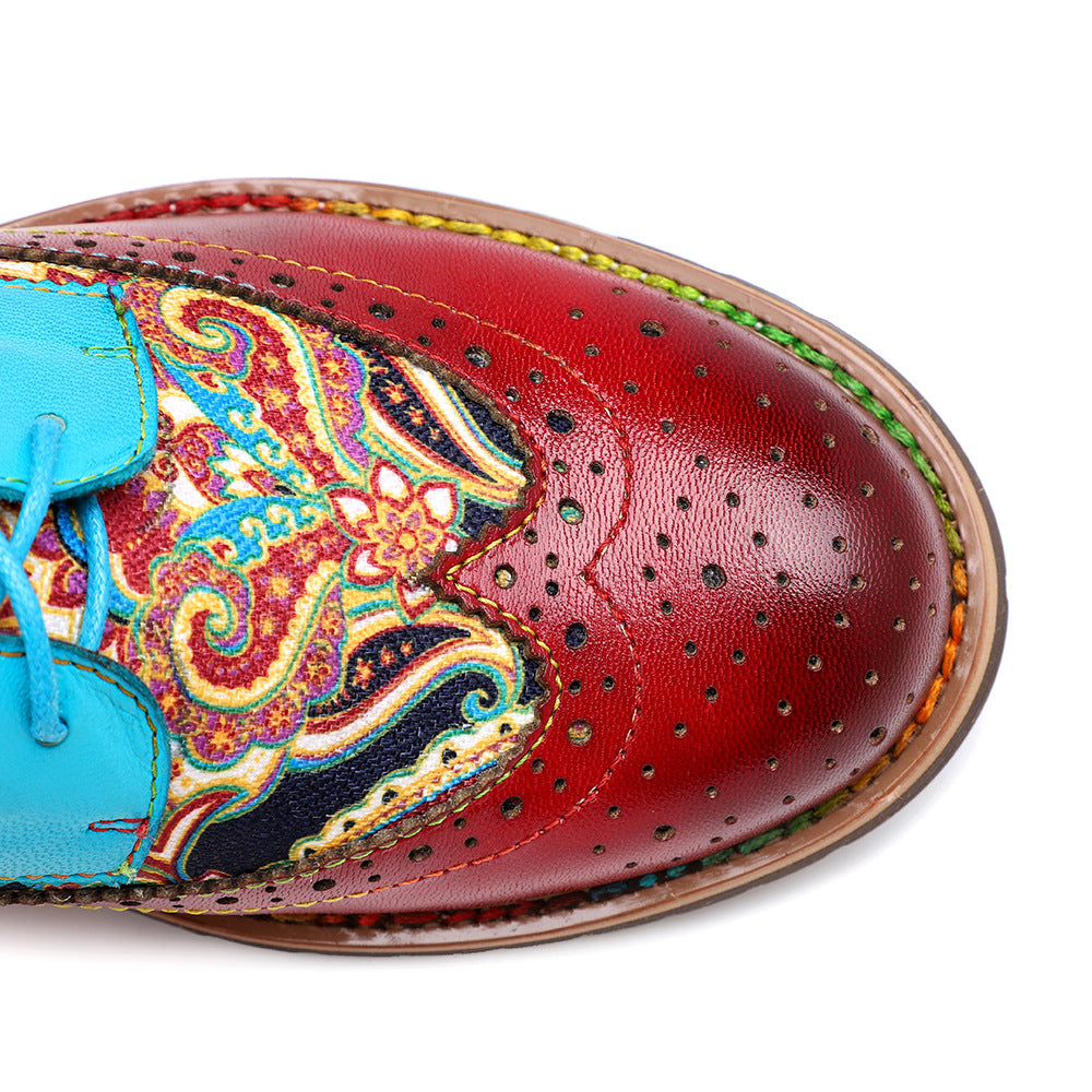 Bohemian Handmade Brogue Shoes
