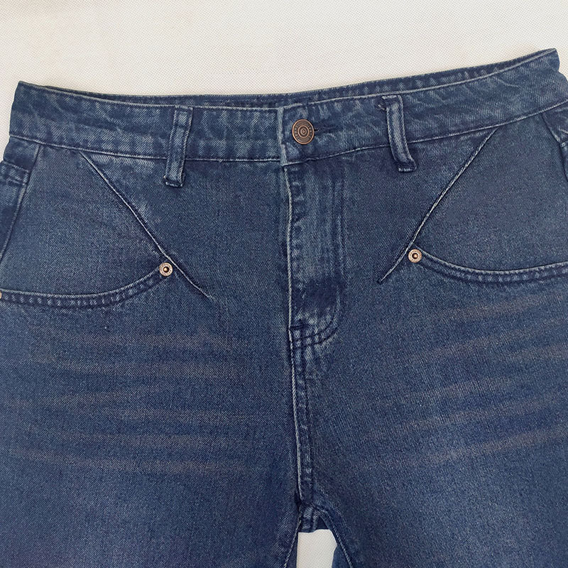 Retro Light and Versatile Half-length Jeans