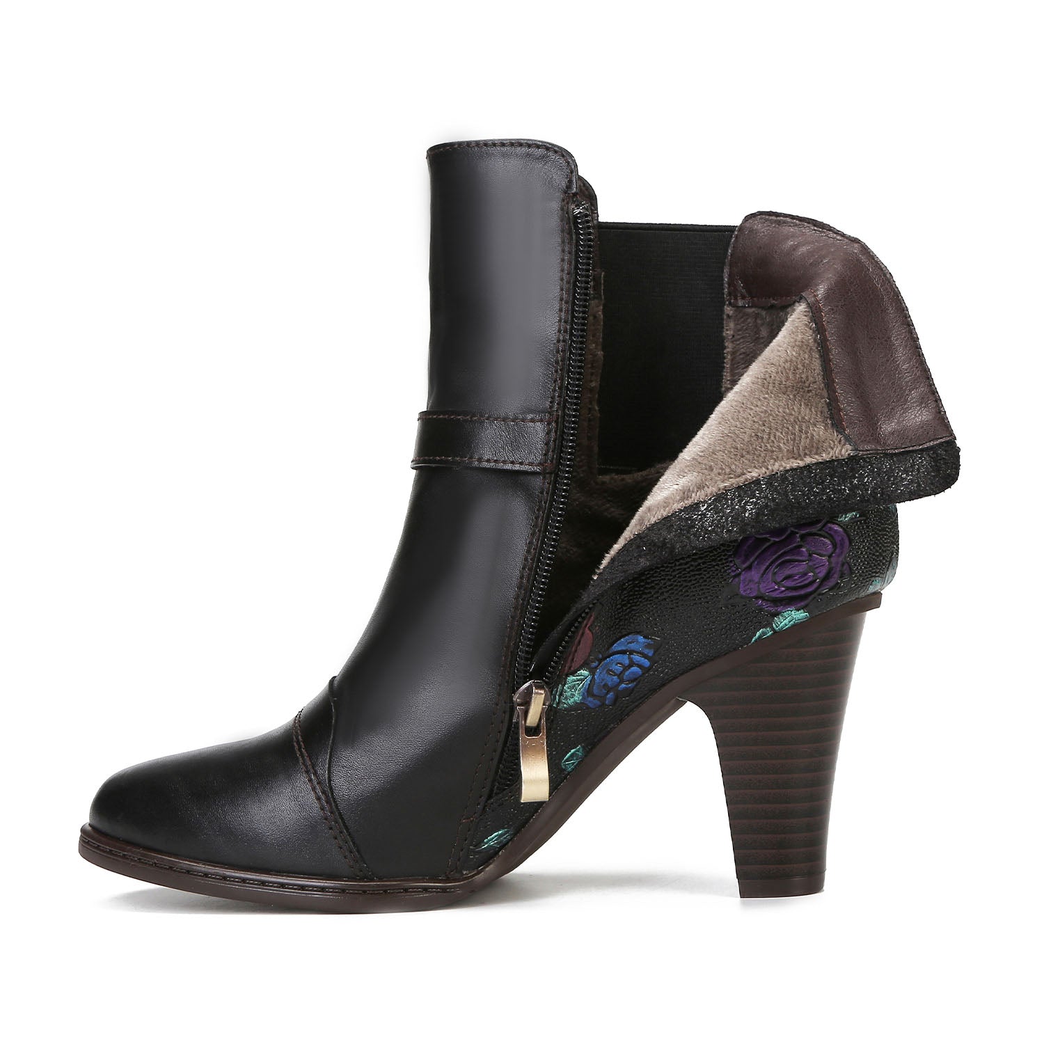 Botas de tornozelo ajustáveis feitas à mão feitas à mão