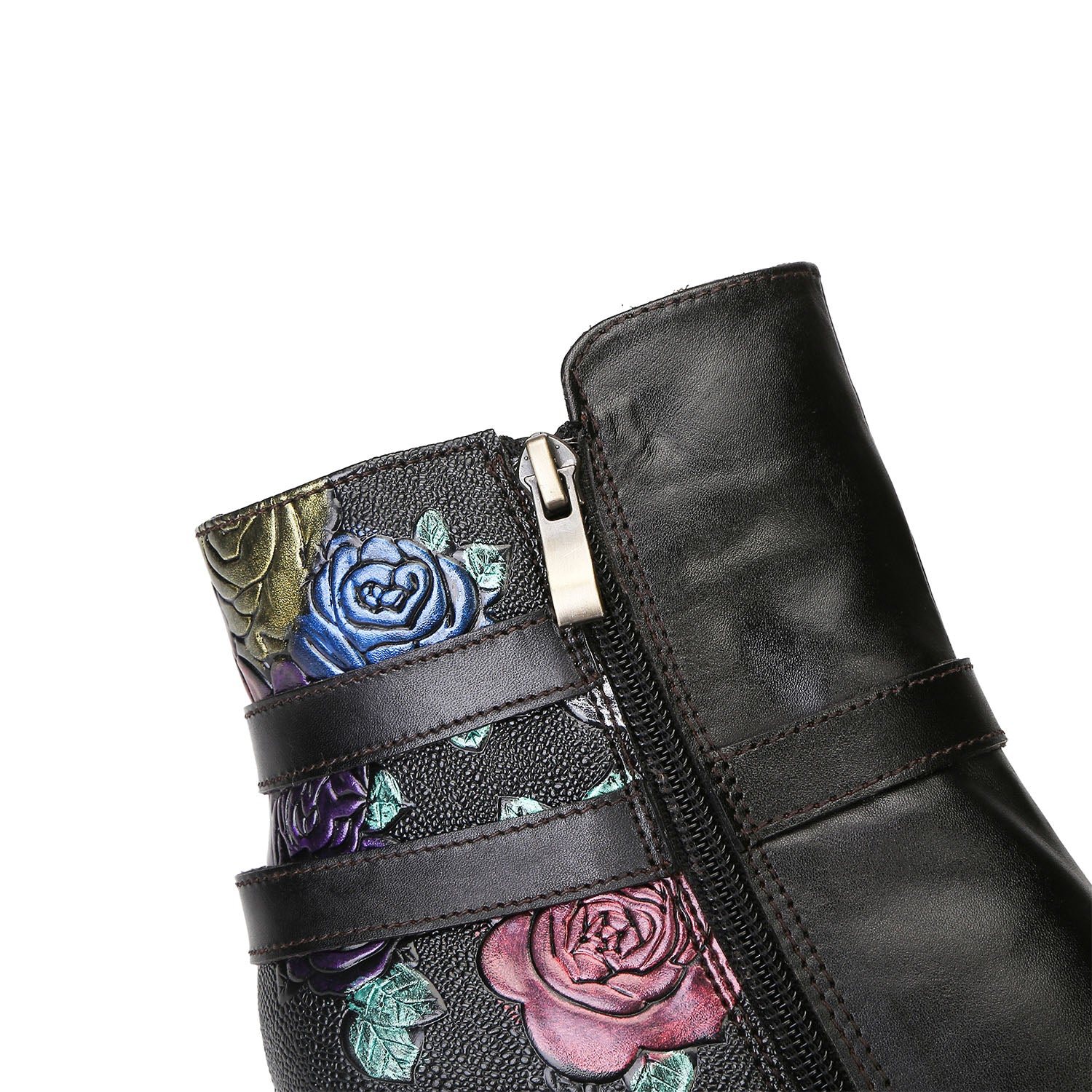Botas de tornozelo ajustáveis feitas à mão feitas à mão