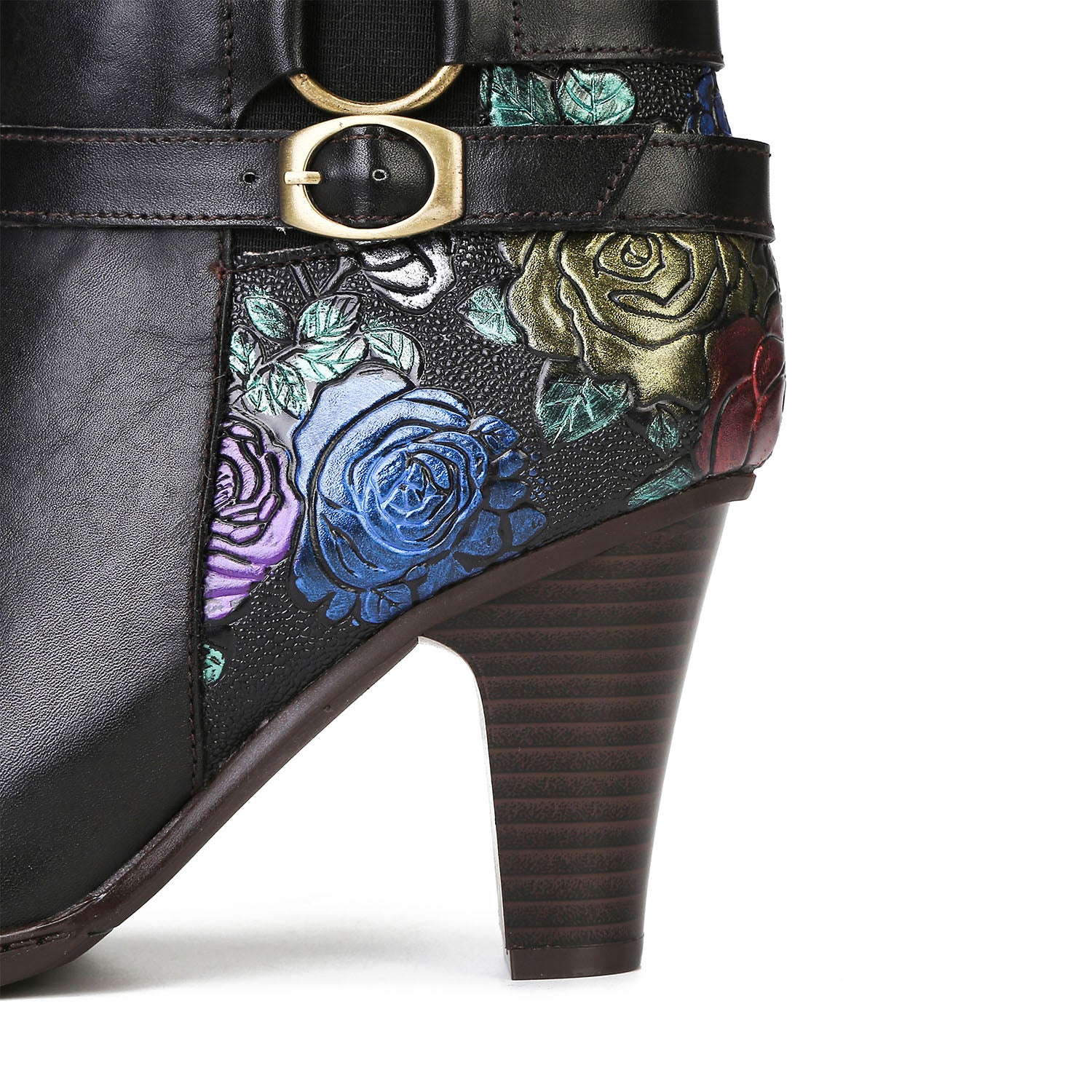 Botas de tornozelo ajustáveis feitas à mão feitas à mão