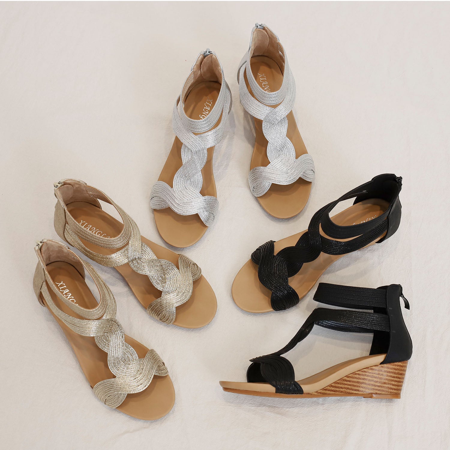 Bohemian Fashion Soft Wedges Sandals