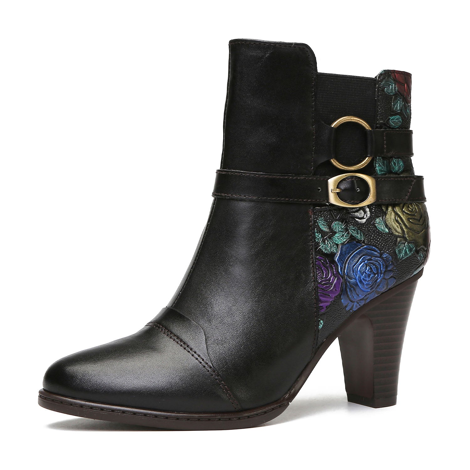 Botas de tornozelo ajustáveis feitas à mão feitas à mão