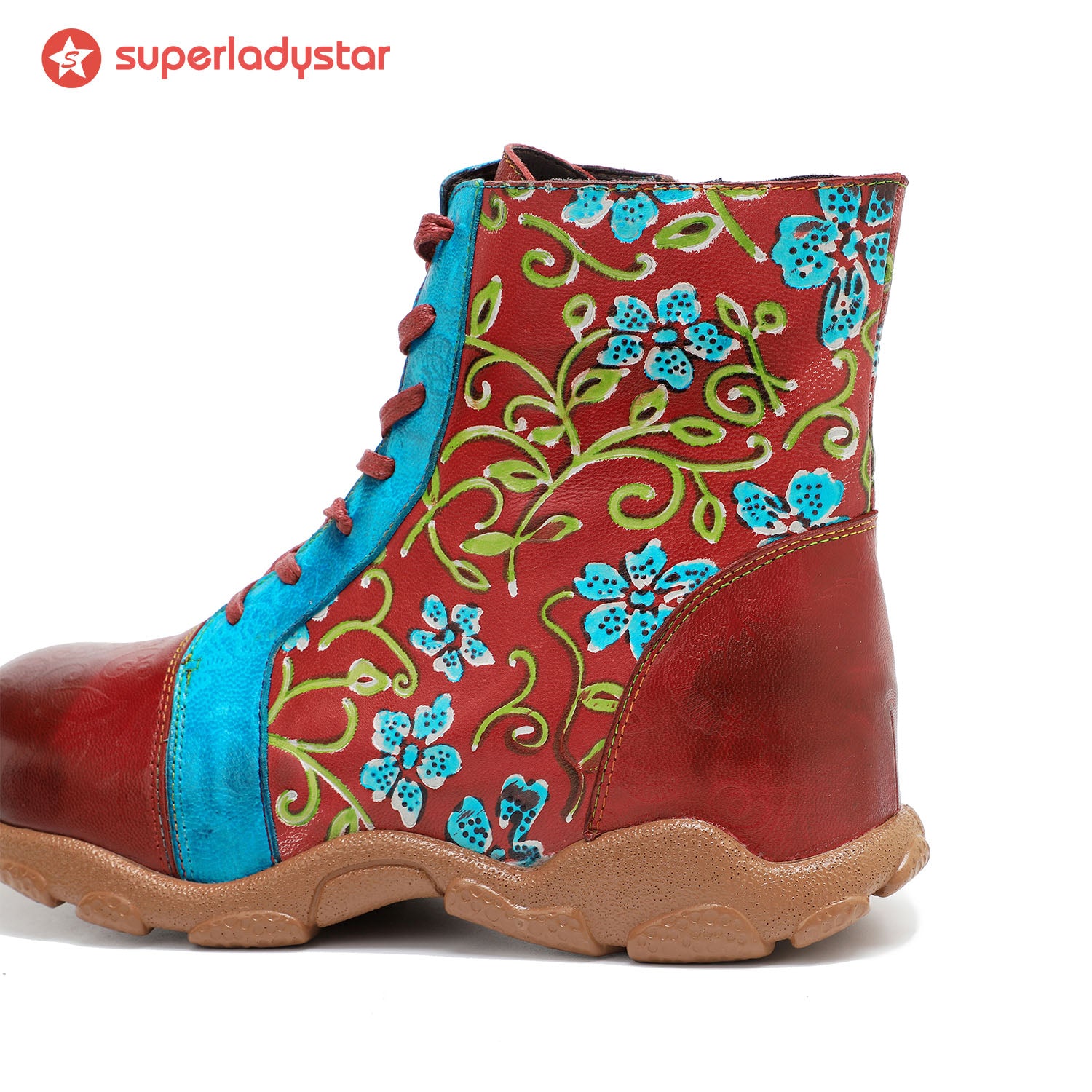 Botas casuais confortáveis de couro