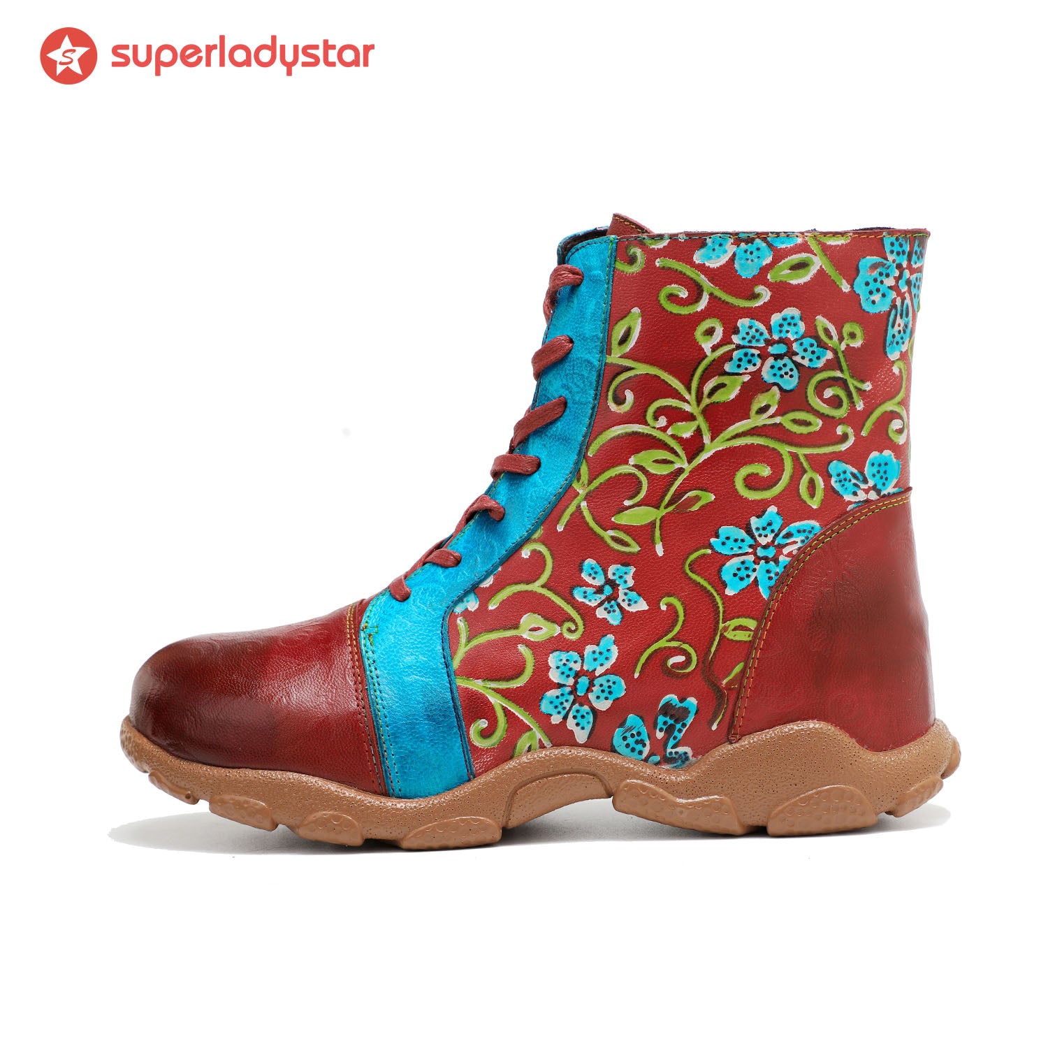 Botas casuais confortáveis de couro