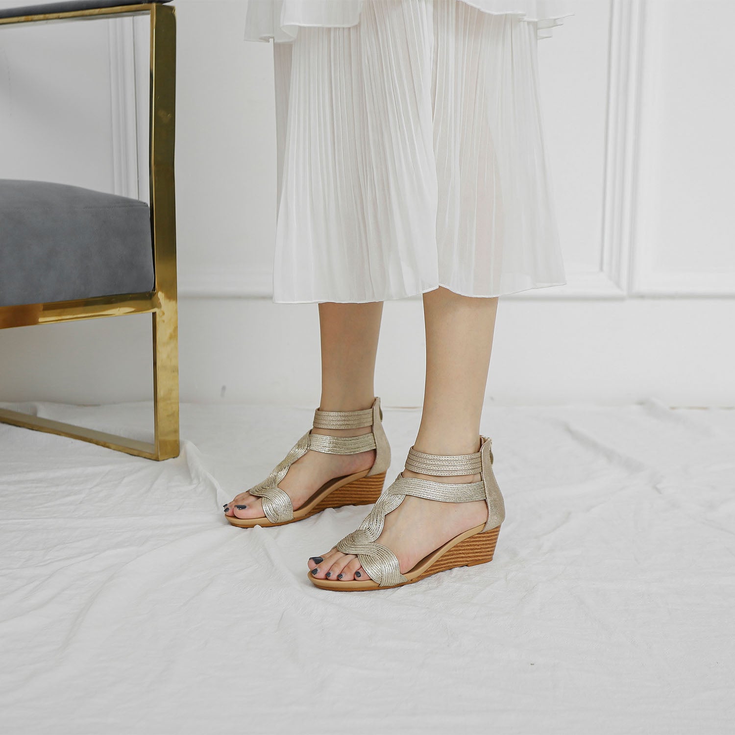 Bohemian Fashion Soft Wedges Sandals
