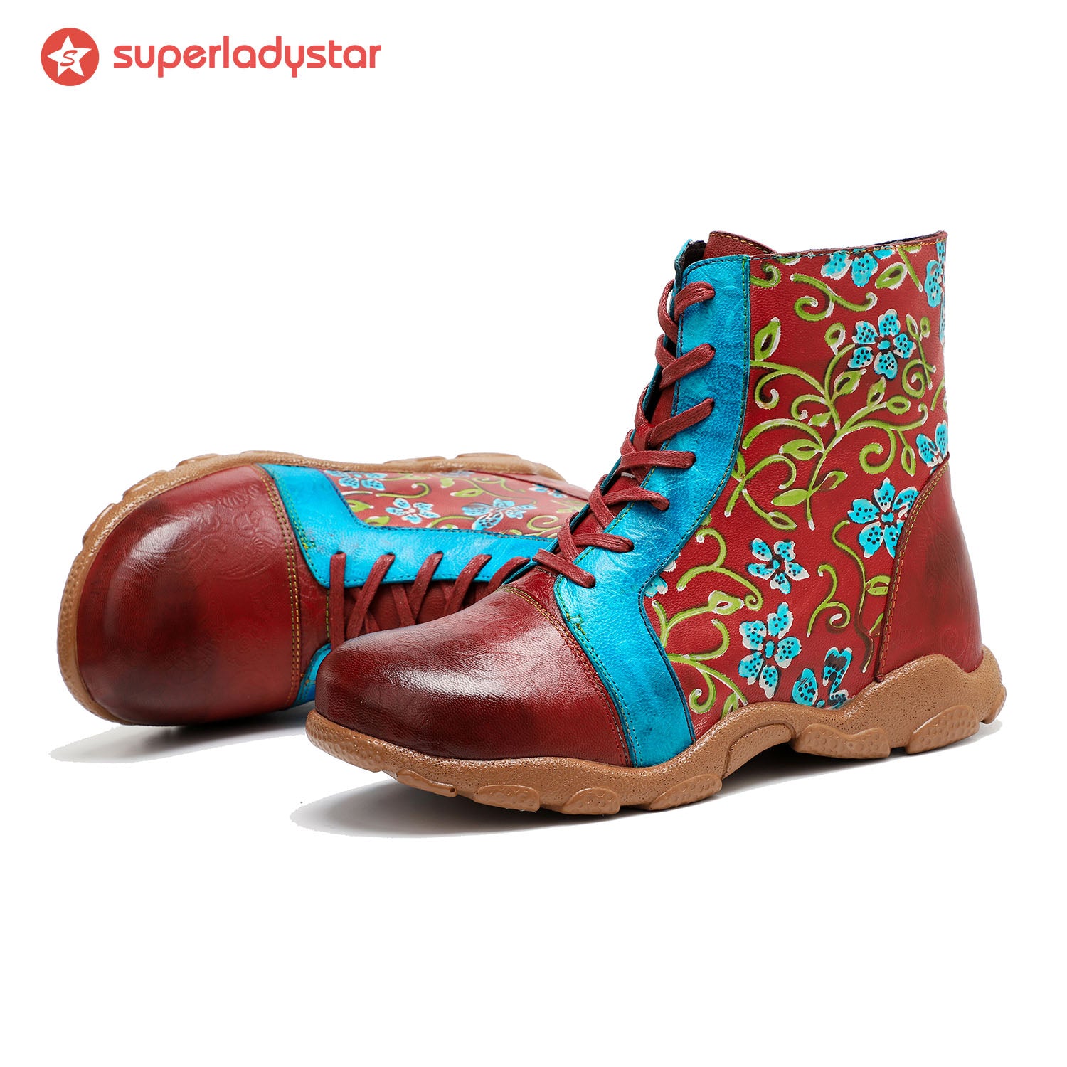 Botas casuais confortáveis de couro