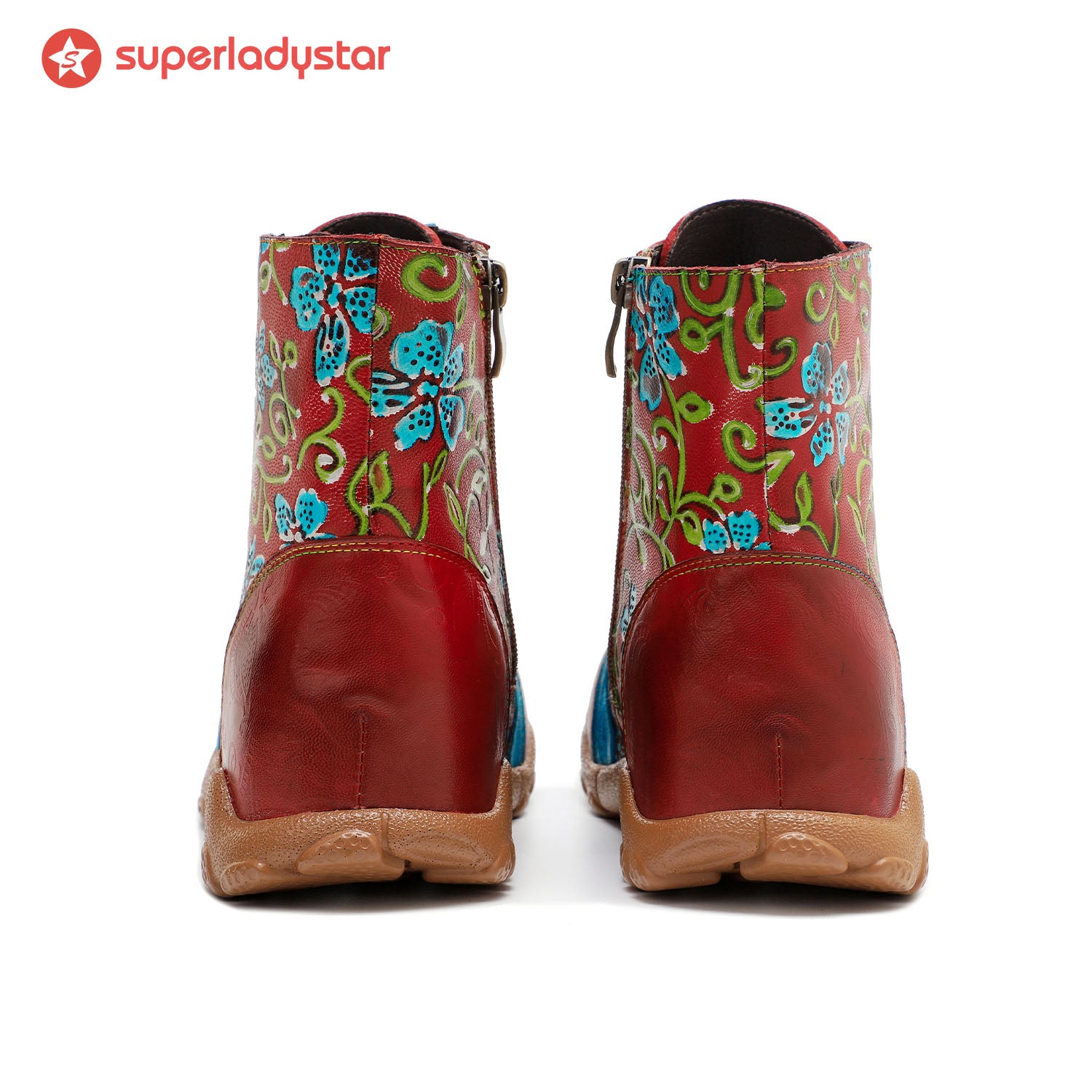 Botas casuais confortáveis de couro