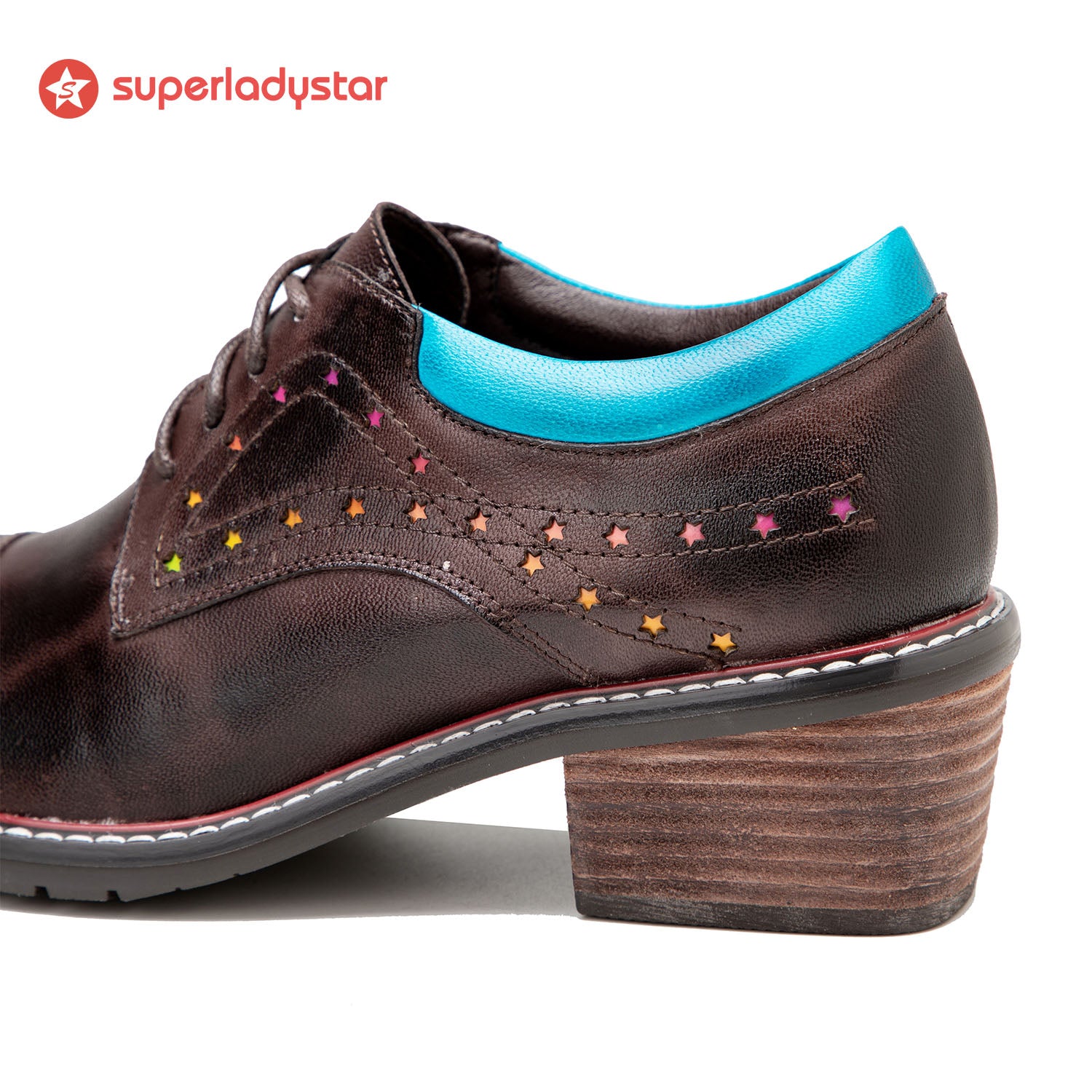 Sapatos vintage de couro feitos à mão