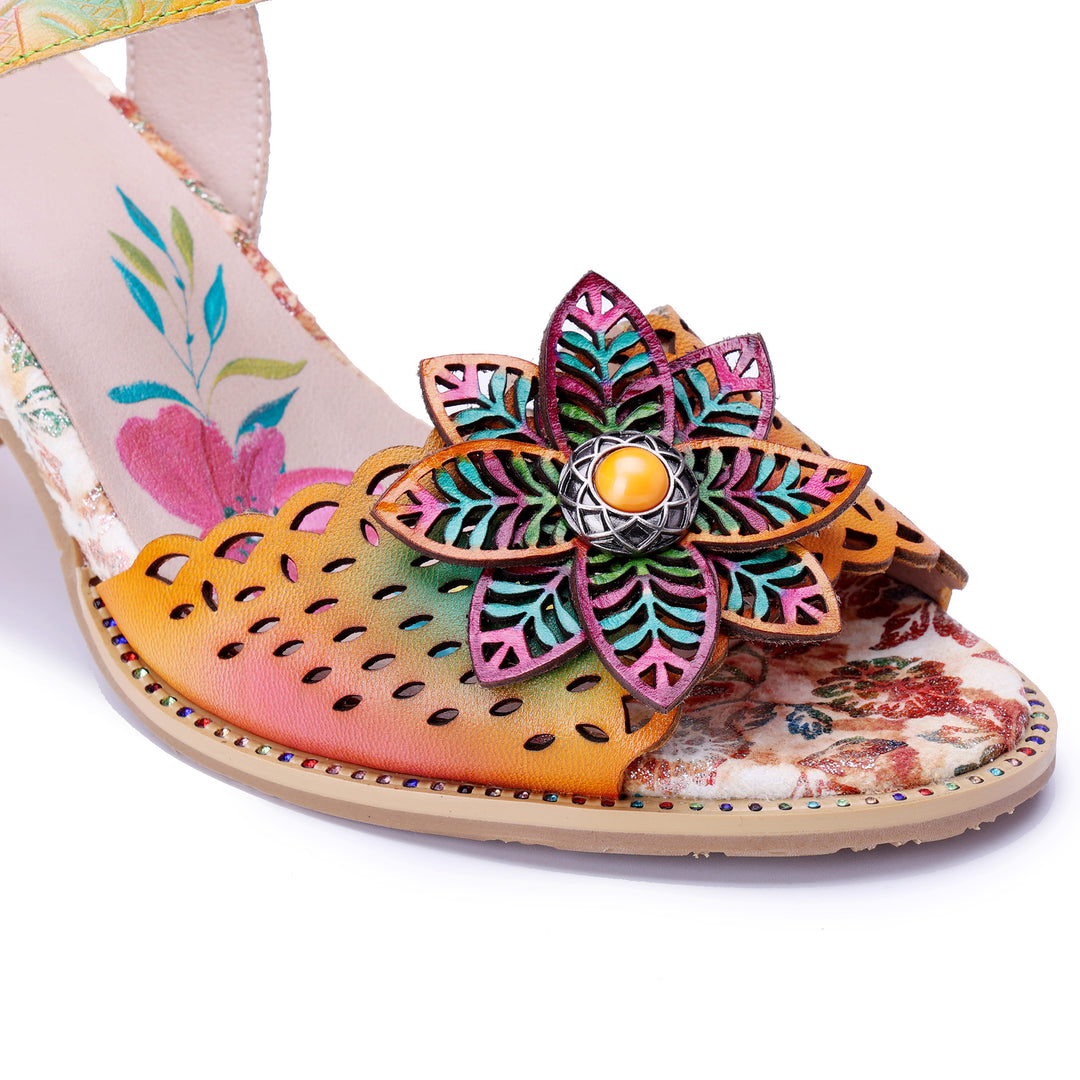 Boho Summer Bloom Sandals