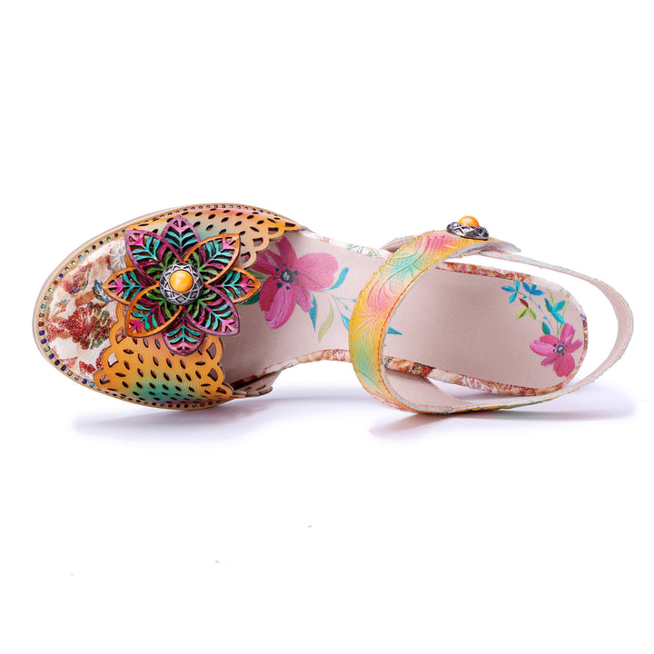Boho Summer Bloom Sandals
