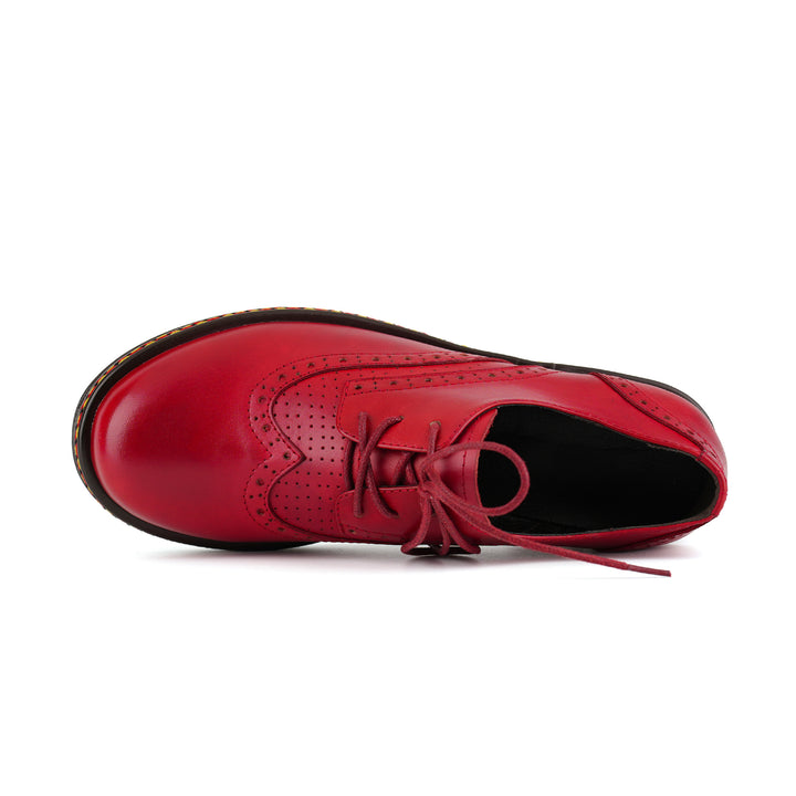 Klassische Brogue-Schnürschuhe aus Leder