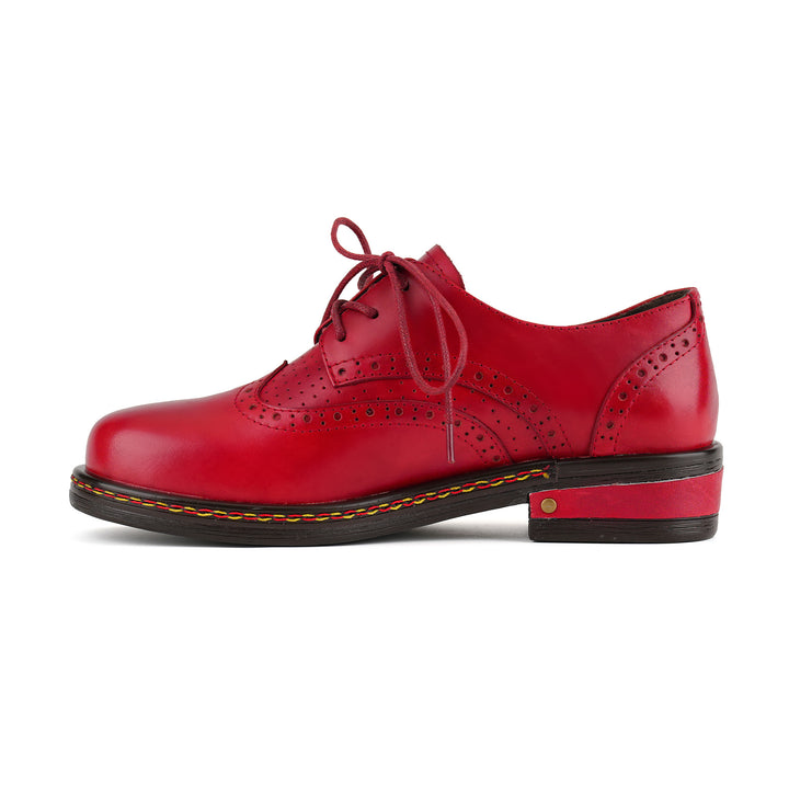 Klassische Brogue-Schnürschuhe aus Leder