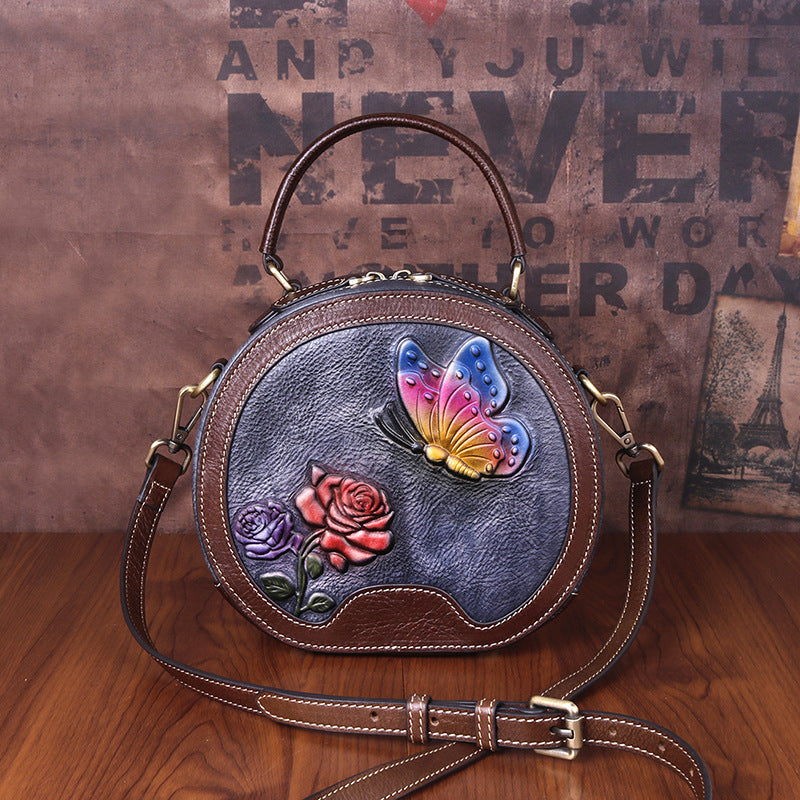 Bolsa de crossbody de butterfly vintage