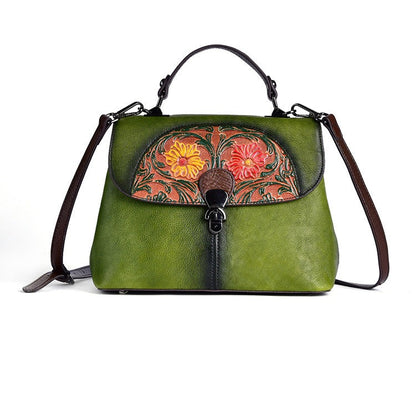 Embossed Leather Cross-body Women&