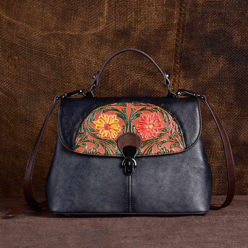 Borsa da donna in pelle in pelle in pelle cross-body