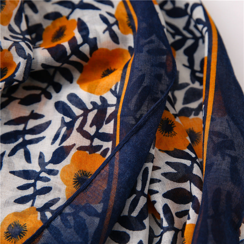 Artsy Bohemian retrò patchwork Silk Scarf