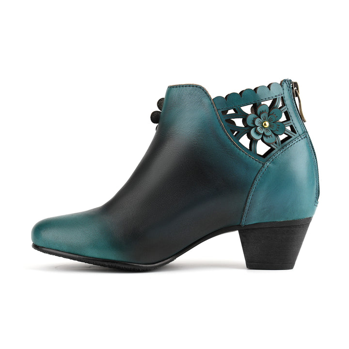 Botines florales Blooming Elegance