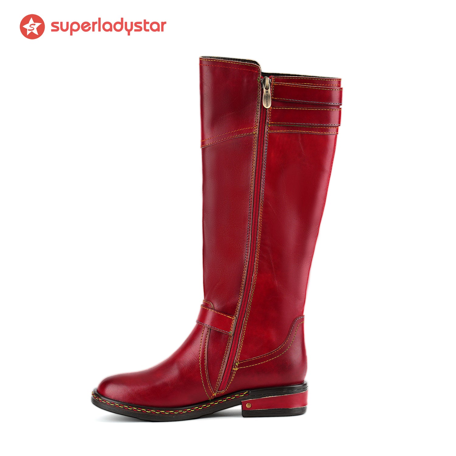 Scarlet Charm Buckle Boots(Pre-order)