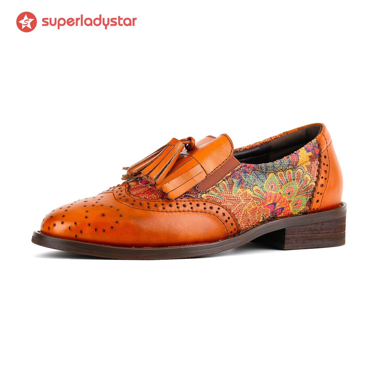 Sunset Flora Nappel Flat Shoes