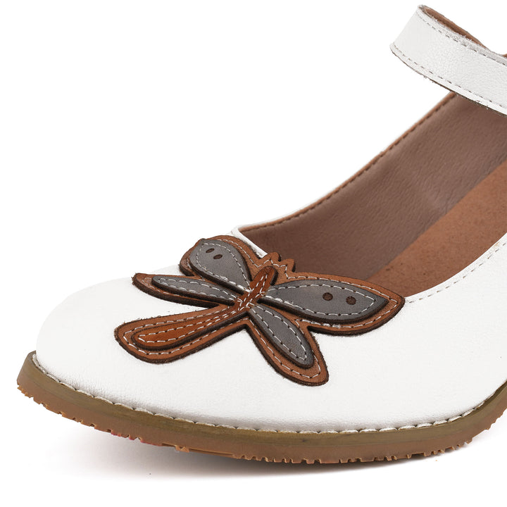Handmade Classic Dragonfly Mary Jane Pumps