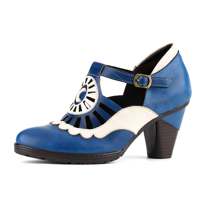 Vintage Timeless Elegance T-Strap Pumps