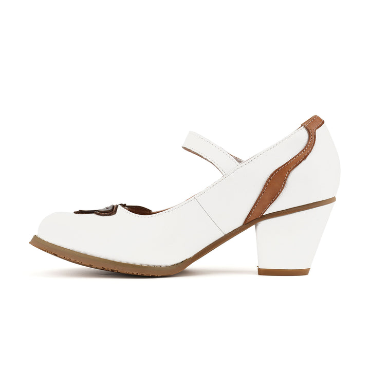 Handmade Classic Dragonfly Mary Jane Pumps