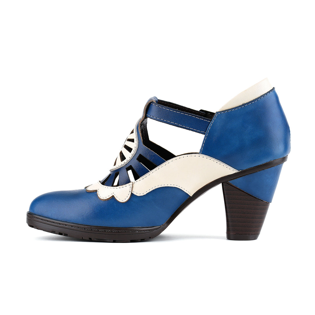 Vintage Timeless Elegance T-Strap Pumps
