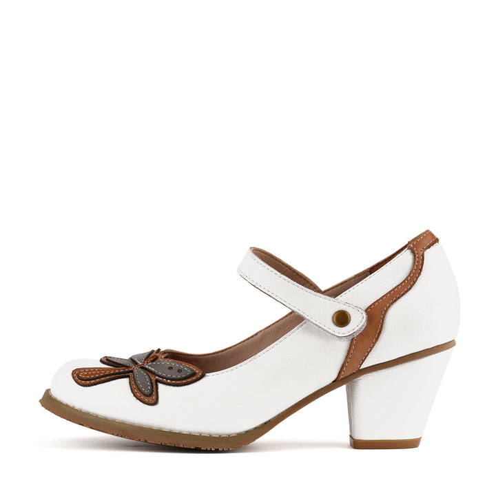 Handmade Classic Dragonfly Mary Jane Pumps