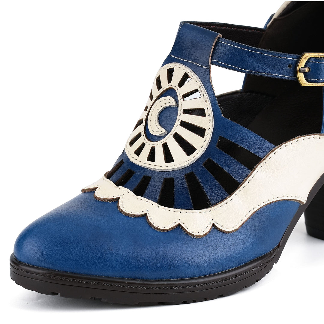 Vintage Timeless Elegance T-Strap Pumps