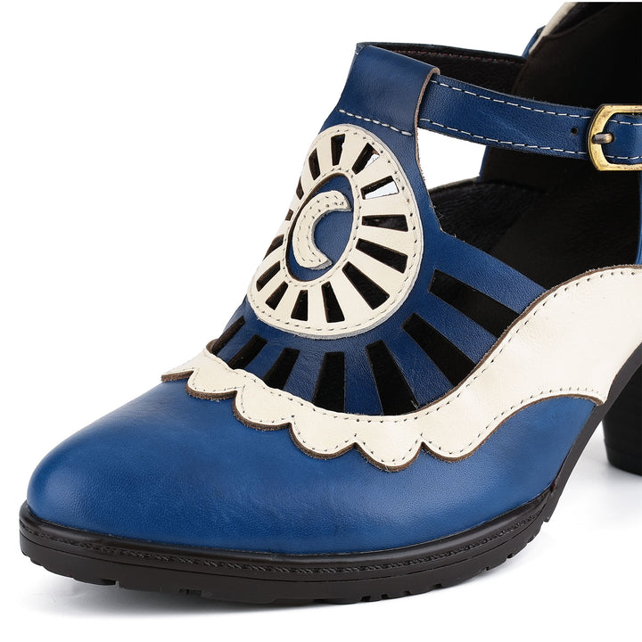 Vintage Timeless Elegance T-Strap Pumps