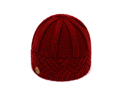 Cappello autunno/inverno vintage a pattern con diamante