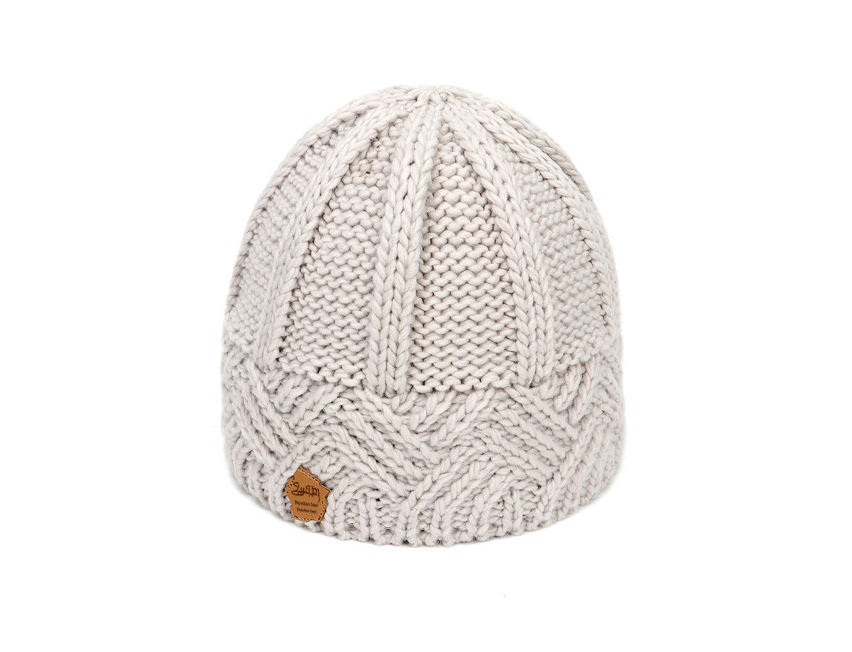 Cappello autunno/inverno vintage a pattern con diamante