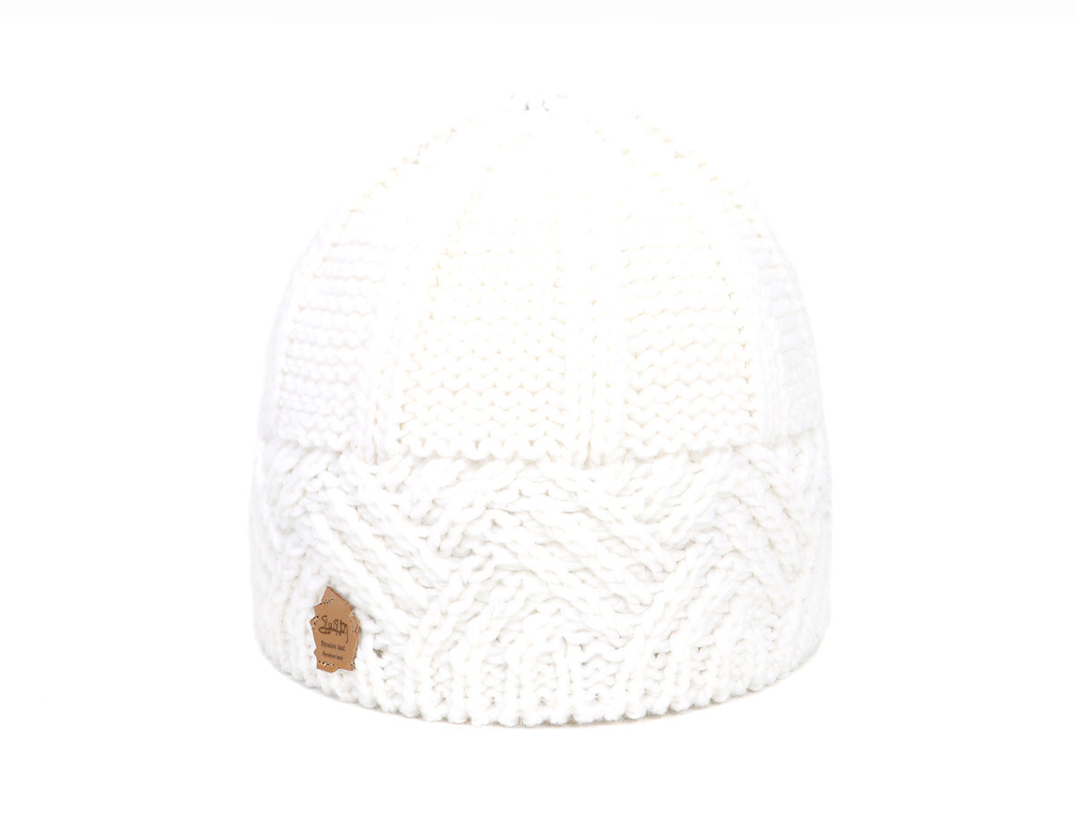 Cappello autunno/inverno vintage a pattern con diamante