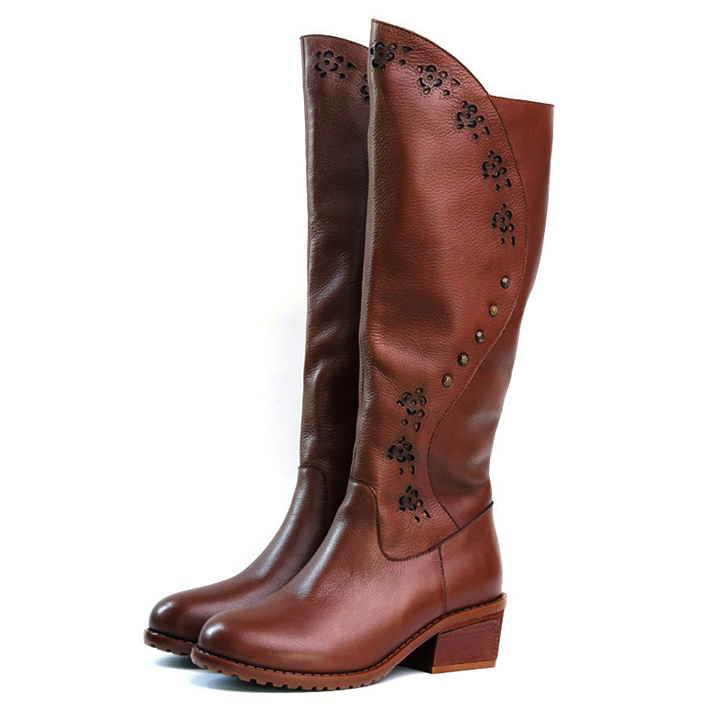 Handmade Vintage Petal Boots