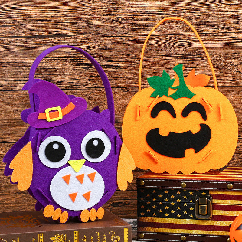 Handmade Halloween Candy Bag Gift Bag Material Kit