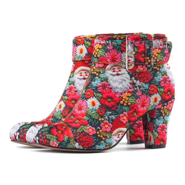 Christmas Artisan Crafted Enchant Leather Ankle Boots