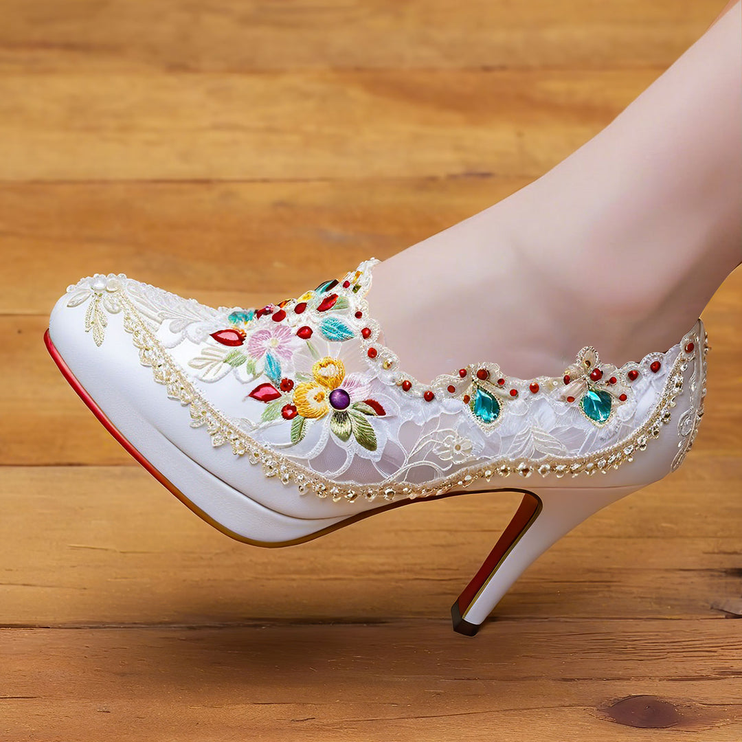 Bomba nupcial de encaje elegante (pedido anticipado)