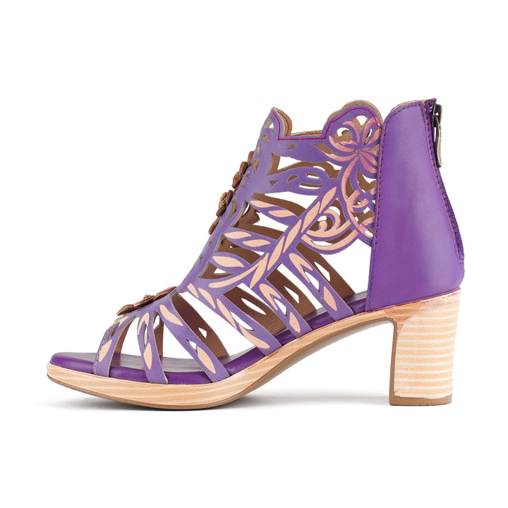 Blooming Vine Romantic Cutout Sandals (précommande)