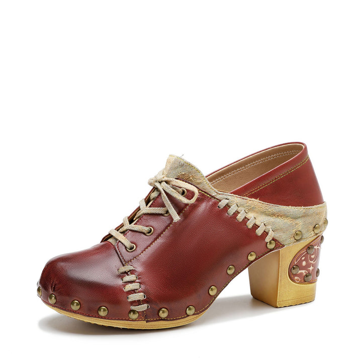 Vintage Handmade Round Toe Pumps