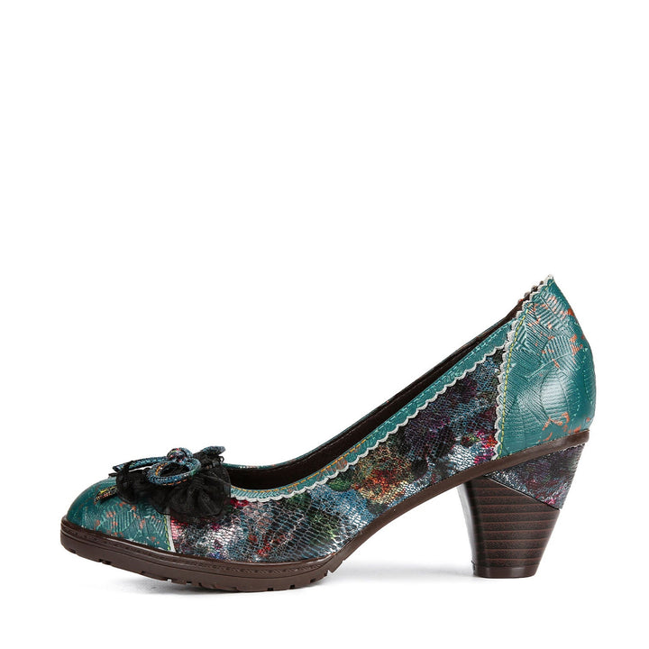 Hand Painted Colorful Artistic Elegant Pumps