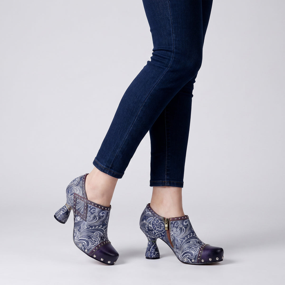 Indigo Grace Heeled Pumps