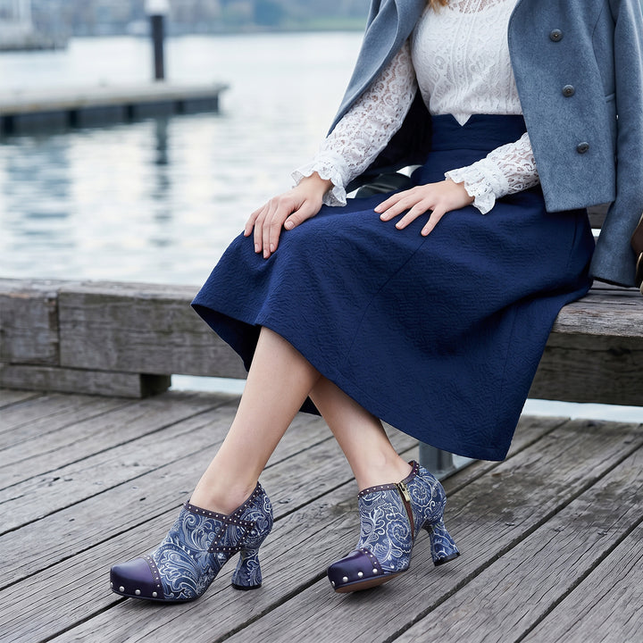 Indigo Grace Heeled Pumps