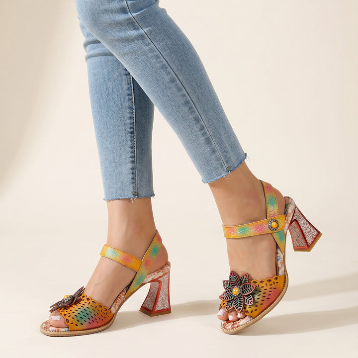 Boho Summer Bloom Sandals