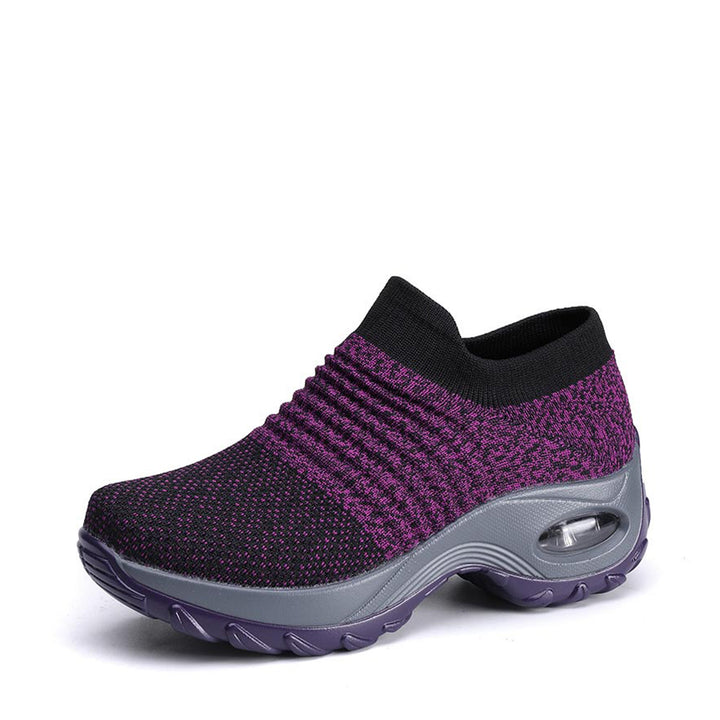 Sapatos de tecido de sola macia respirável casual