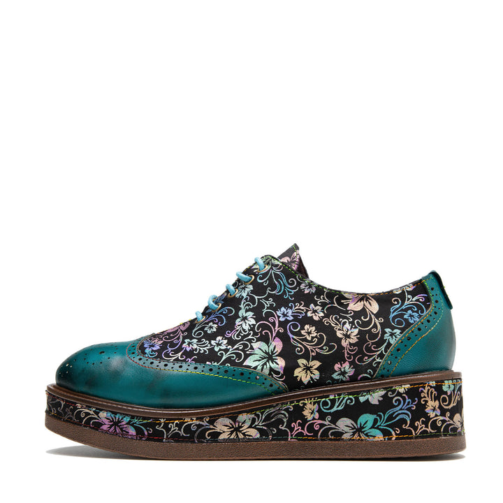 Vintage Comfy Casual Floral Oxfords Shoes