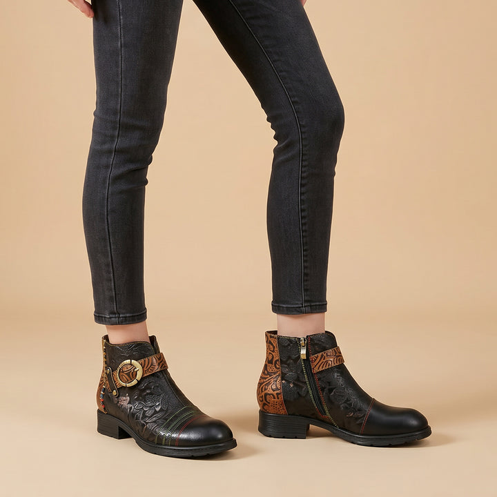 Botas sexy de fivela sexy feita