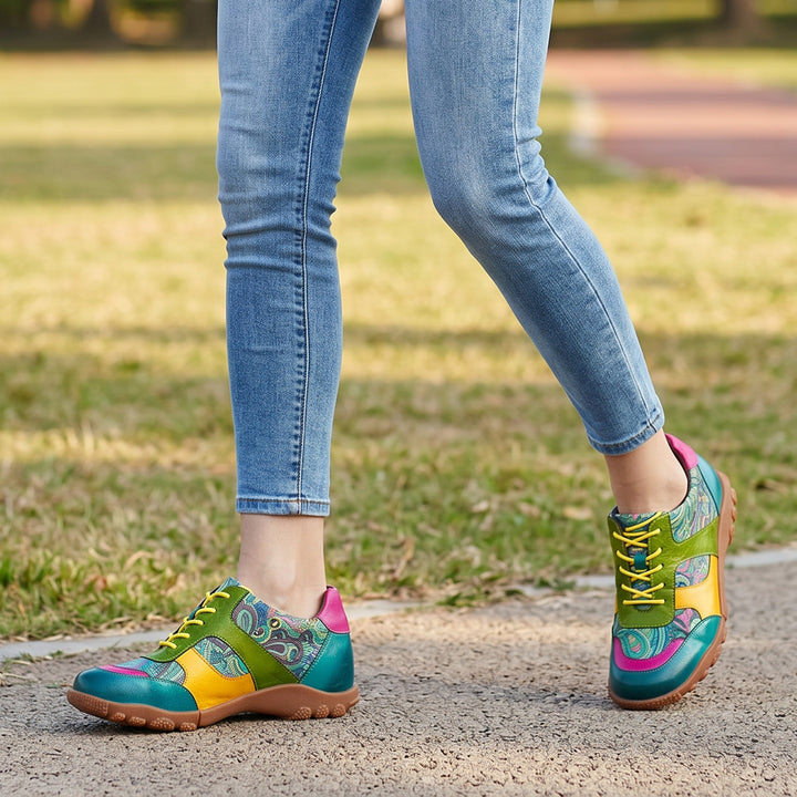 Vintage fatte a mano comode scarpe flat casual