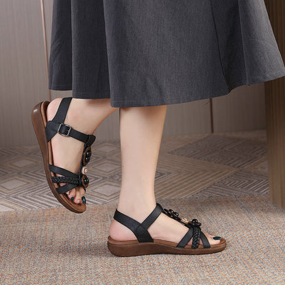 Fashion Retro Stringing Sandals comodi